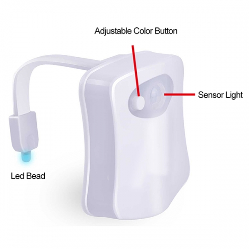 LAMPADINA NOTTURNA PER BAGNO LED LIGHT