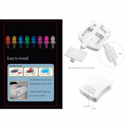 LAMPADINA NOTTURNA PER BAGNO LED LIGHT