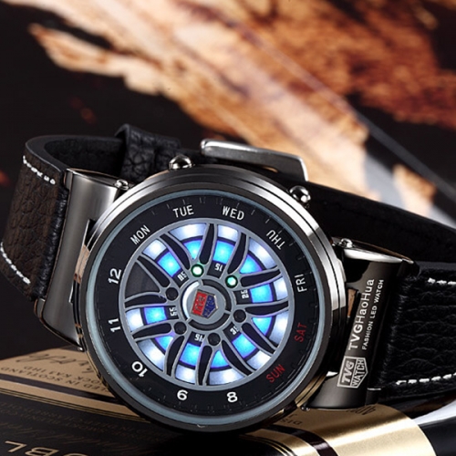 OROLOGIO DA UOMO DI LUSSO LED H048