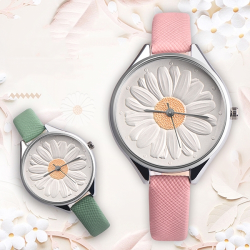 OROLOGIO DA DONNA IN PELLE FLOWER