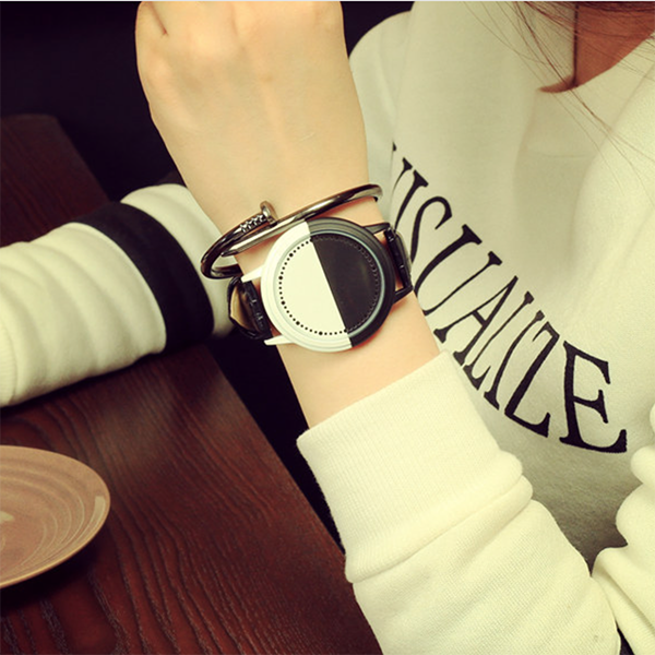  OROLOGIO UNISEX BLACK & WHITE 