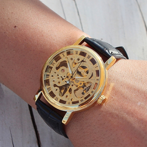 OROLOGIO MECCANICO DA UOMO DI LUSSO H028