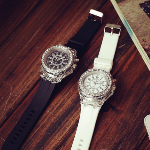 OROLOGIO ILLUMINANTE IN SILICONE DISCO