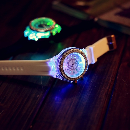 OROLOGIO ILLUMINANTE IN SILICONE DISCO