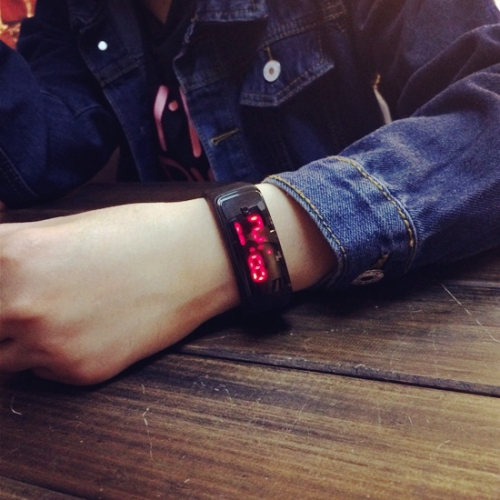 OROLOGIO - BRACCIALETTO LED IN SILICONE 