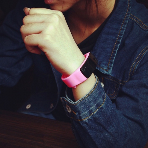 OROLOGIO - BRACCIALETTO LED IN SILICONE 