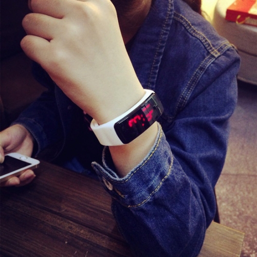 OROLOGIO - BRACCIALETTO LED IN SILICONE 