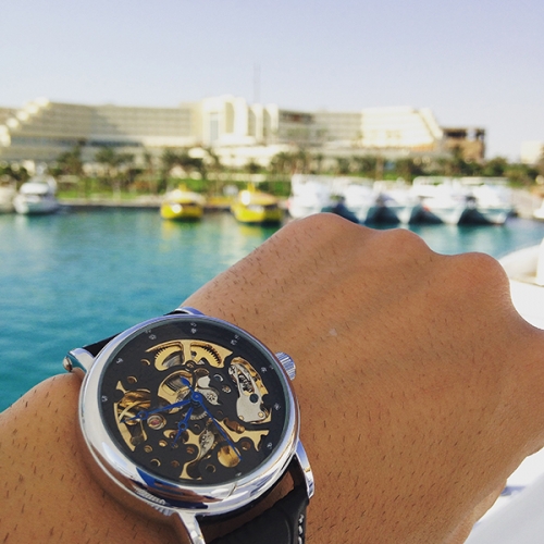 OROLOGIO MECCANICO DA UOMO DI LUSSO H027