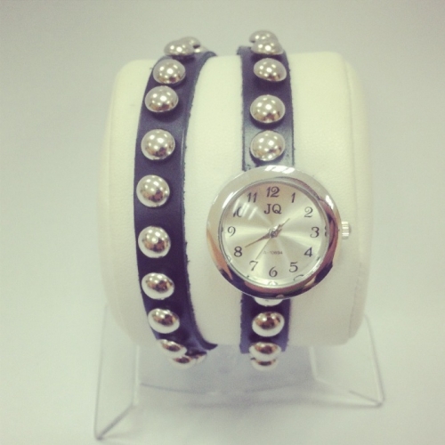 OROLOGIO DA DONNA IN PELLE SPIKES
