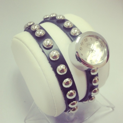 OROLOGIO DA DONNA IN PELLE SPIKES